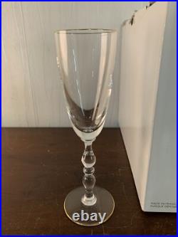 13 flûtes à champagne modèle Hauteville cristal de Saint Louis (prix à la pièce)