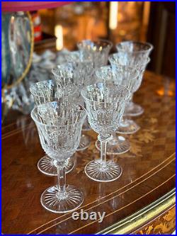 13 verres à vin modèle Tommy cristal de Saint Louis hT 17 cm prix à la pièce