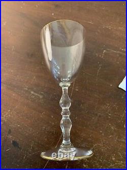 14 verres à bordeaux modèle Hauteville cristal de Saint Louis (prix à la pièce)