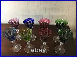 15 verres modèle Camargue en cristal de Saint Louis h 20.5 cm (prix à la pièce)