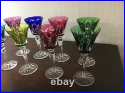 15 verres modèle Camargue en cristal de Saint Louis h 20.5 cm (prix à la pièce)