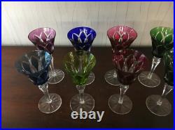15 verres modèle Camargue en cristal de Saint Louis h 20.5 cm (prix à la pièce)