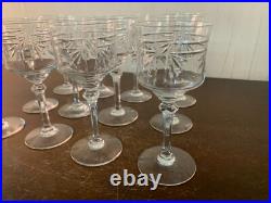 16 verres vin modèle Anvers taille N°11137 cristal Saint Louis (prix à la pièce)