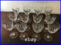 17 verres à eau modèle Chantilly cristal de Saint Louis /prix à la pièce