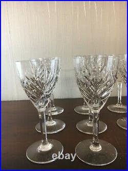 17 verres à eau modèle Chantilly cristal de Saint Louis /prix à la pièce