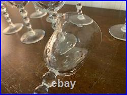 17 verres à vin modèle Bubble en cristal de Saint Louis (prix à la pièce)