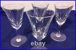 18 Verres À Vin En Cristal St-louis Modèle Cerdagne Hauteur 14cm Et 13cm