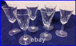 18 Verres À Vin En Cristal St-louis Modèle Cerdagne Hauteur 14cm Et 13cm