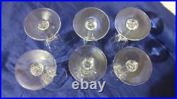 18 Verres À Vin En Cristal St-louis Modèle Cerdagne Hauteur 14cm Et 13cm