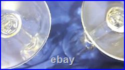 18 Verres À Vin En Cristal St-louis Modèle Cerdagne Hauteur 14cm Et 13cm