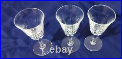 18 Verres À Vin En Cristal St-louis Modèle Cerdagne Hauteur 14cm Et 13cm