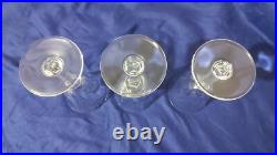 18 Verres À Vin En Cristal St-louis Modèle Cerdagne Hauteur 14cm Et 13cm