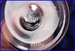 18 Verres À Vin En Cristal St-louis Modèle Cerdagne Hauteur 14cm Et 13cm