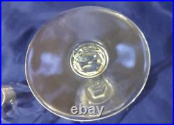 18 Verres À Vin En Cristal St-louis Modèle Cerdagne Hauteur 14cm Et 13cm