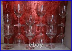 18 Verres cristal Saint Louis. ALGER