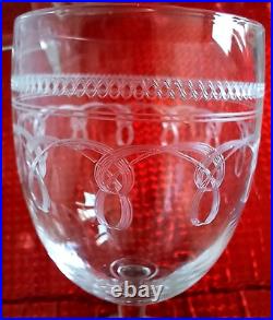 18 Verres cristal Saint Louis. ALGER