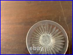 18 verres à liqueur modèle taillé épi cristal de Saint Louis (prix à la pièce)