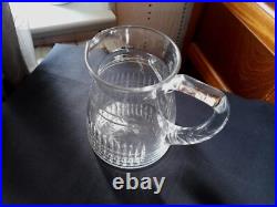 1 Broc a eau en cristal de saint louis modèle cévennes taille 452 Signé H 16 Cm
