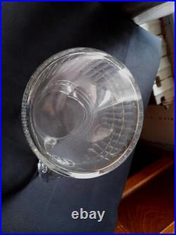 1 Broc a eau en cristal de saint louis modèle cévennes taille 452 Signé H 16 Cm