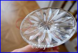1 Grand verre de Rhin cristal taillé roemer Saint Louis Sammy 19.7 cm Bleu