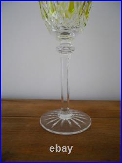 1 Grand verre de Rhin cristal taillé roemer Saint Louis Sammy 19.7 cm Jaune