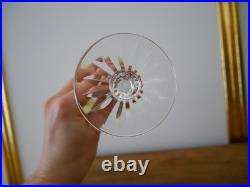 1 Grand verre de Rhin cristal taillé roemer Saint Louis Sammy 19.7 cm Jaune