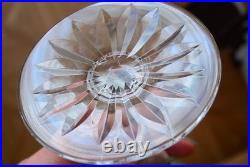 1 Grand verre de Rhin cristal taillé roemer Saint Louis Sammy 19.7 cm Jaune