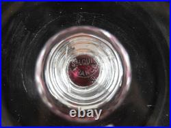 1 Verre A Vin Cristal Couleur Bleu Ciel Taille Modele Massenet St Louis Signe