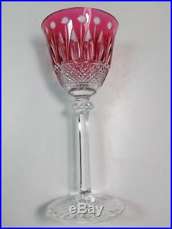 1 Verre à Eau Cristal St Louis Tommy Rouge 19.8 cm Water Glass