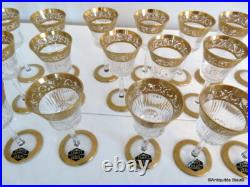 1 Verre liqueur 105mm Saint St Louis Cristal Thistle Or signé parfait 1 Verre liqueur 105mm Saint St Louis Cristal Thistle Or signé parfait