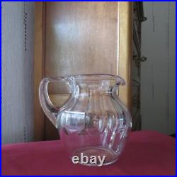 1 broc a eau en cristal saint louis modèle Poincaré 1 broc a eau en cristal saint louis modèle Poincaré