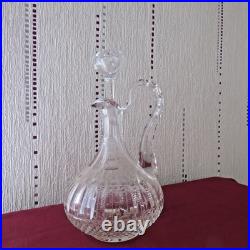 1 carafe aiguière en cristal de saint louis modèle tommy 1 carafe aiguière en cristal de saint louis modèle tommy