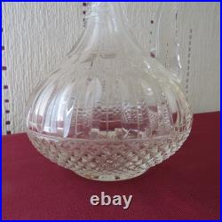 1 carafe aiguière en cristal de saint louis modèle tommy 1 carafe aiguière en cristal de saint louis modèle tommy