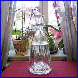 1 carafe en cristal de saint louis modèle jersey signée