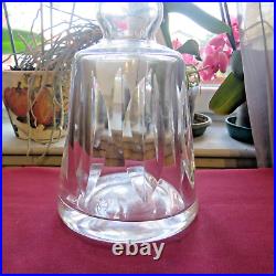 1 carafe en cristal de saint louis modèle jersey signée