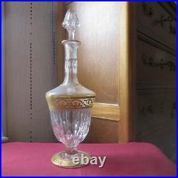 1 carafe en cristal de saint louis modèle thistlesigné 1 carafe en cristal de saint louis modèle thistlesigné