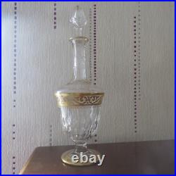 1 carafe en cristal de saint louis modèle thistlesigné 1 carafe en cristal de saint louis modèle thistlesigné