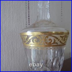 1 carafe en cristal de saint louis modèle thistlesigné 1 carafe en cristal de saint louis modèle thistlesigné