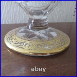 1 carafe en cristal de saint louis modèle thistlesigné 1 carafe en cristal de saint louis modèle thistlesigné