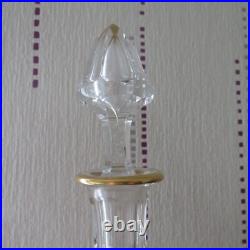 1 carafe en cristal de saint louis modèle thistlesigné 1 carafe en cristal de saint louis modèle thistlesigné