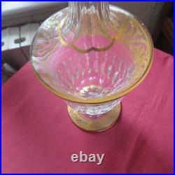 1 carafe en cristal de saint louis modèle thistlesigné 1 carafe en cristal de saint louis modèle thistlesigné