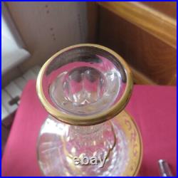 1 carafe en cristal de saint louis modèle thistlesigné 1 carafe en cristal de saint louis modèle thistlesigné