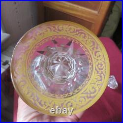 1 carafe en cristal de saint louis modèle thistlesigné 1 carafe en cristal de saint louis modèle thistlesigné
