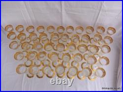 1 flute à champagne Saint St Louis Cristal Thistle Or signé parfait état