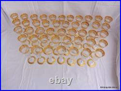 1 flute à champagne Saint St Louis Cristal Thistle Or signé parfait état