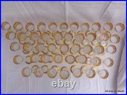 1 flute à champagne Saint St Louis Cristal Thistle Or signé parfait état