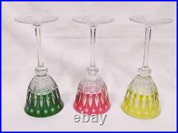 1 verre à vin du Rhin Cristal signé SAINT LOUIS modèle TOMMY 3 Coloris au choix
