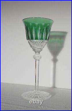 1 verre à vin du Rhin modèle tommy Cristal Saint ST Louis 16,5 cm Roemer Vert