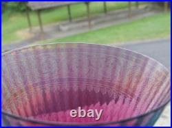 1 verre à vin roemer violet rose en cristal SAINT LOUIS THISTLE 20,9 cm lotC
