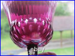 1 verre à vin roemer violet rose en cristal SAINT LOUIS THISTLE 20,9 cm lotC